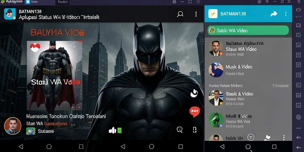 Tampilan antarmuka aplikasi <strong>BATMAN138</strong> yang intuitif dan mudah digunakan.