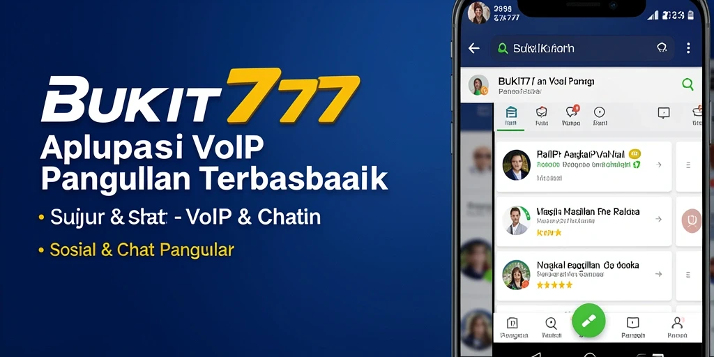 Antarmuka BUKIT777 menunjukkan fitur VoIP Panggilan yang menarik.