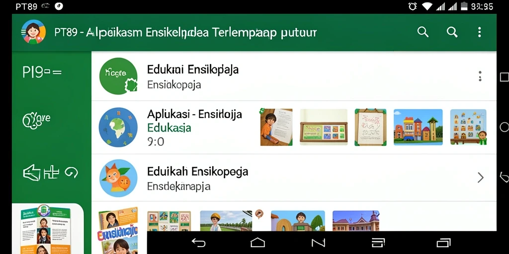 Tampilan antarmuka aplikasi PT89 yang informatif dan menarik.