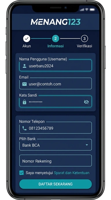 Panduan Registrasi Akun Baru Menang123