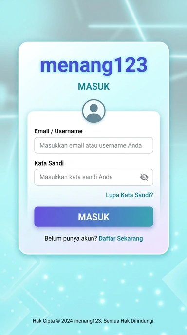 Masuk ke akun menang123 dengan mudah